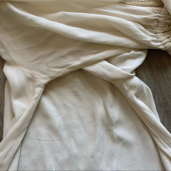 Others Follow Self Tie Cold  Shoulder Ruffle Sleeve Blouse - Picture 10 of 13